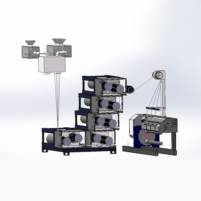 Pang -industriya na linya ng paggawa ng linya na may PET, PA, PP o iba pang hilaw na materyal