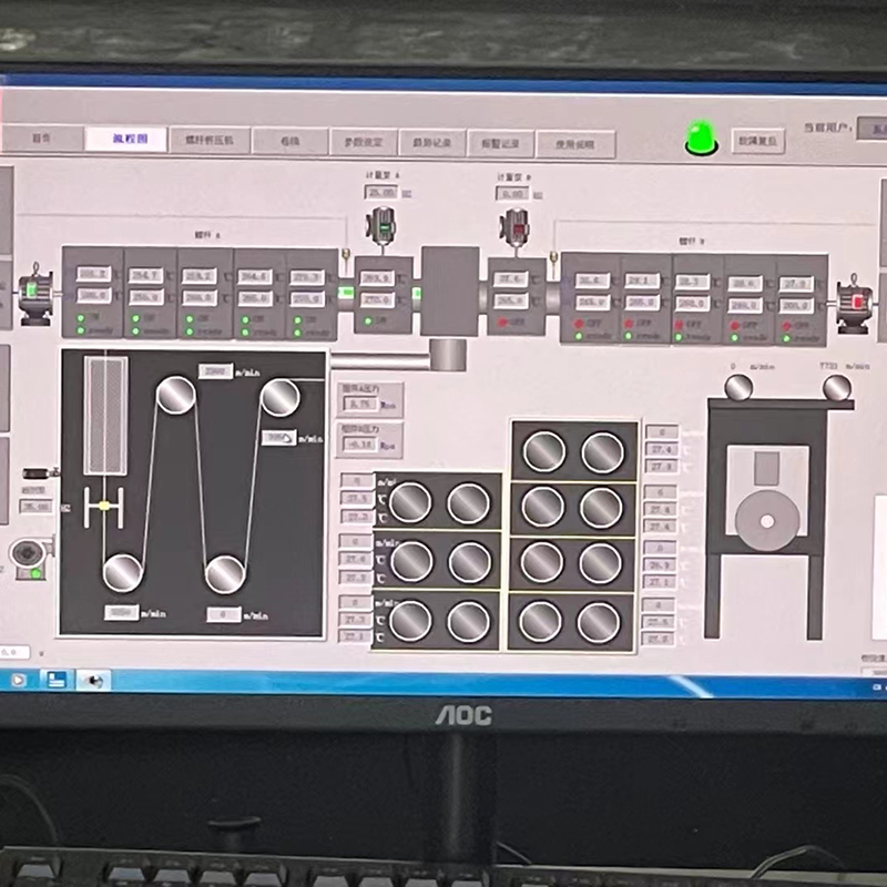 Gumuhit at mag -ikot ng BCF pilot spinning machine